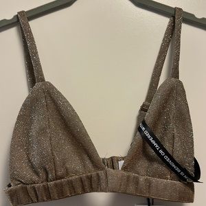 NWT SLA the Label Bronze Astrid Bralette top